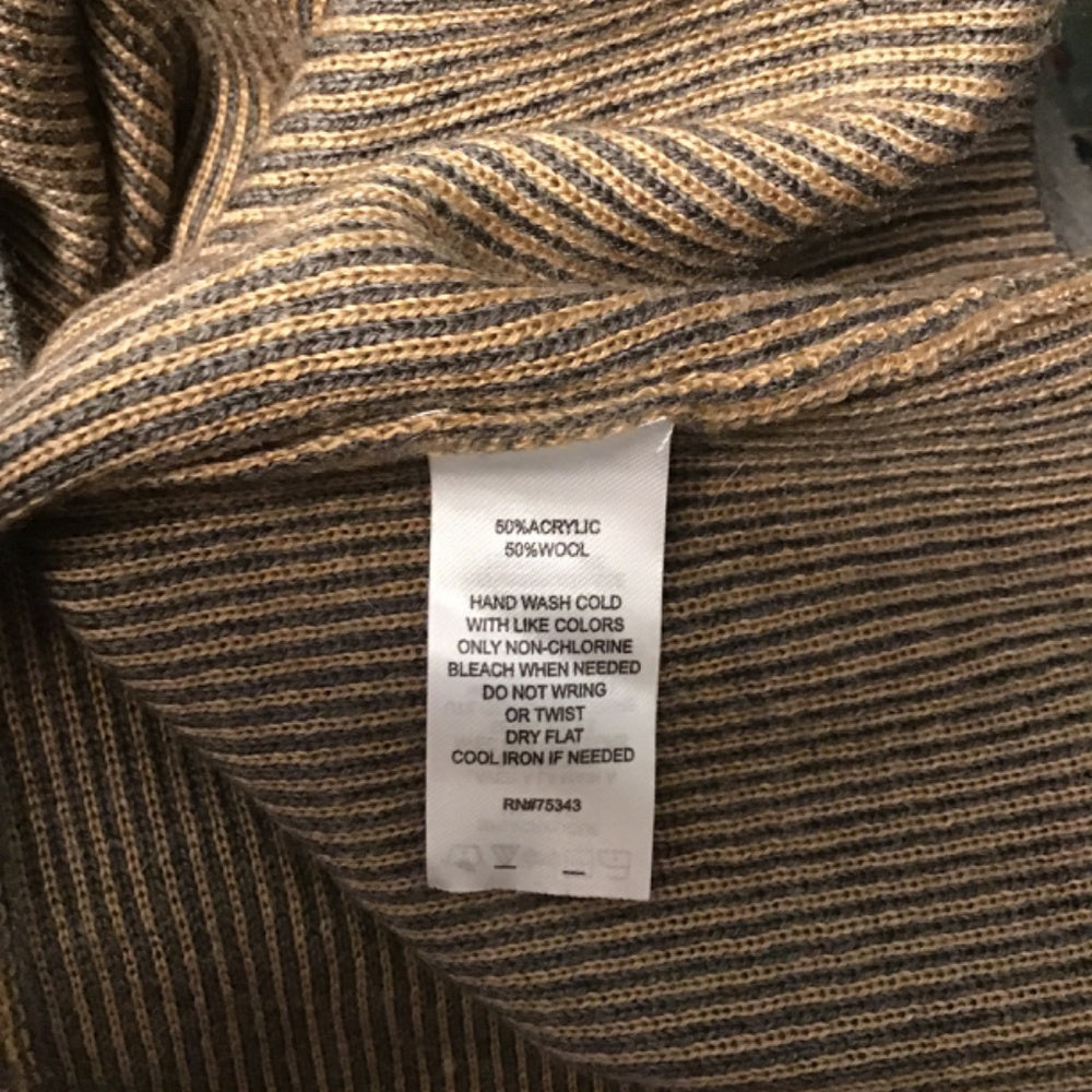 Willi smith 1980s vintage wool Blend sweater mini a line preppy size S