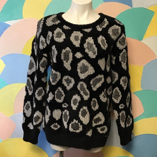 Michael Kors Thick Shiny Fun Cheetah Sweater M