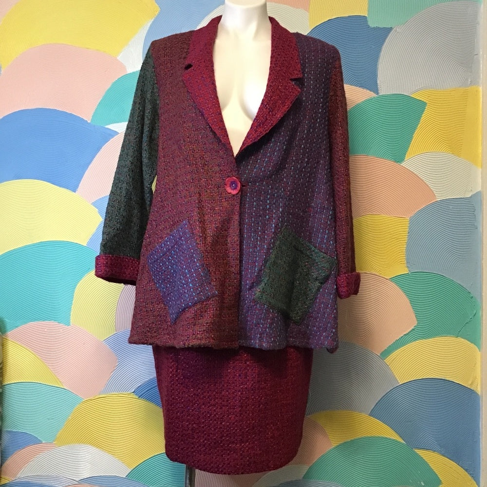 Vintage NWT Carole Little 2 PC jacket and skirt size 8