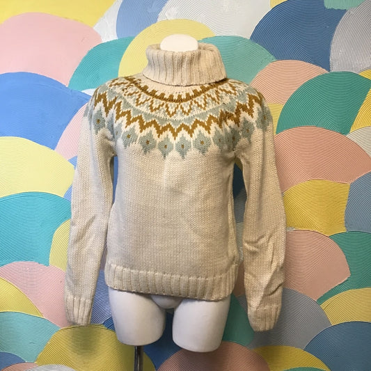 Cute Warm Chunky Knit Thick Sweater sz S