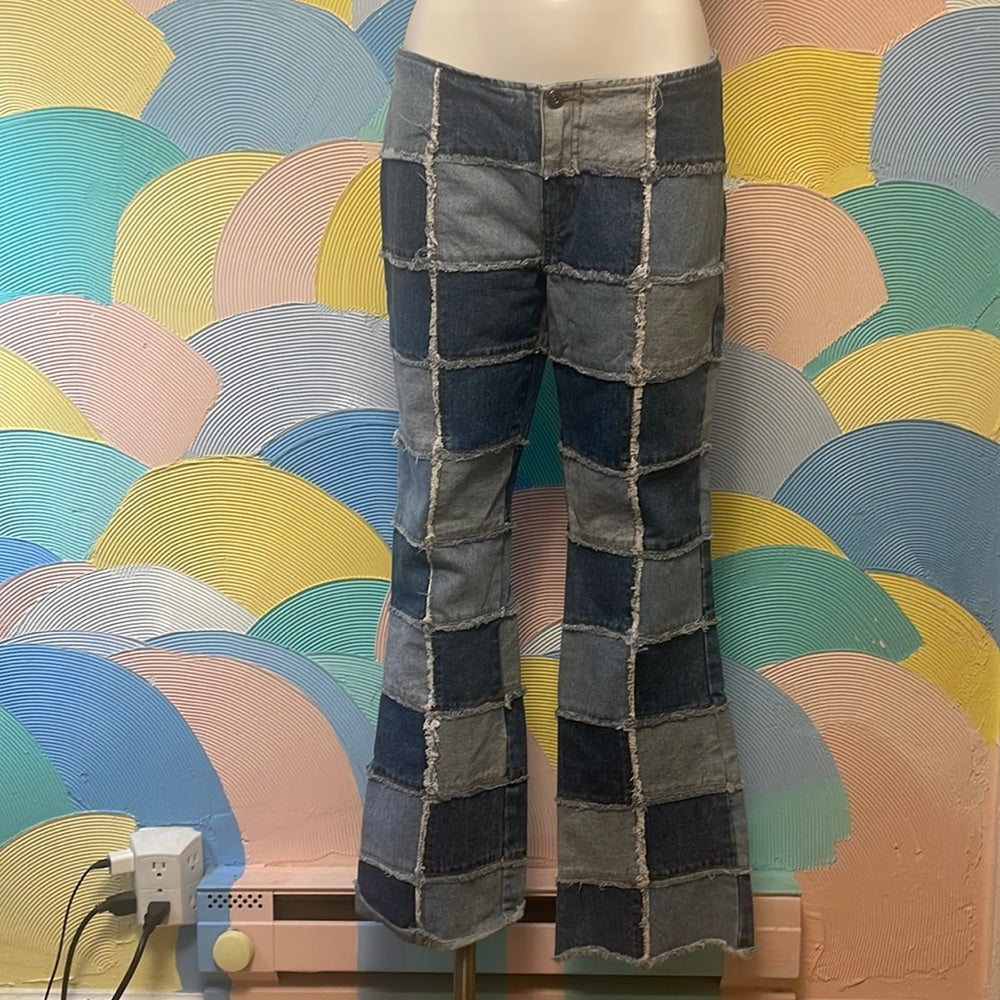 Jana di jeans Y2K 90s patchwork size 11 Hong Kong low rise