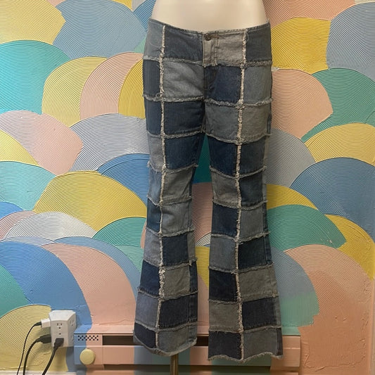 Jana di jeans Y2K 90s patchwork size 11 Hong Kong low rise