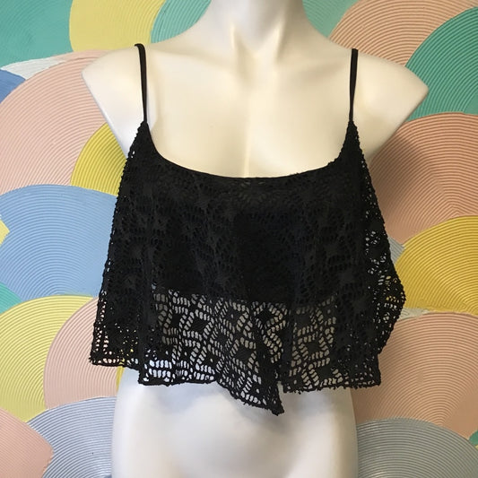La hearts Black Tank top size M