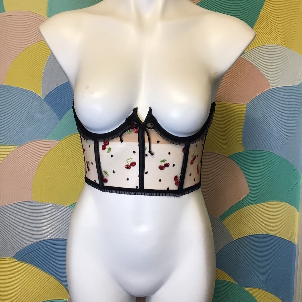 For love & lemons cherry corset Size S