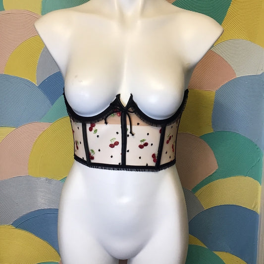 For love & lemons cherry corset Size S
