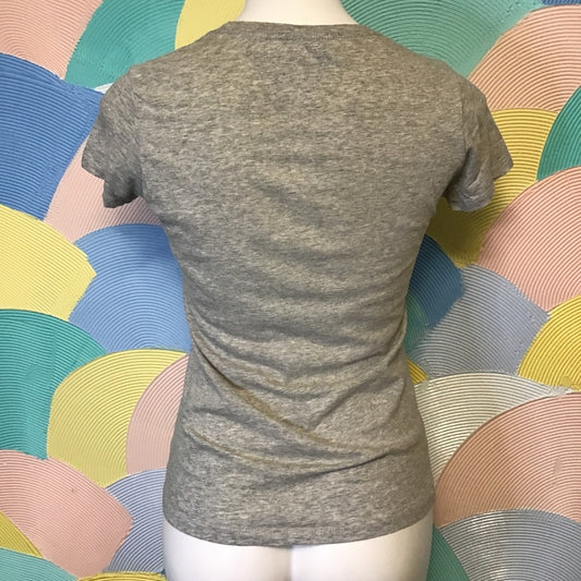 A.Lab Get Wild Kitten tee Sz L color grey