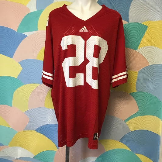 Adidas Wisconsin Badgers unisex jersey Sz 2XL