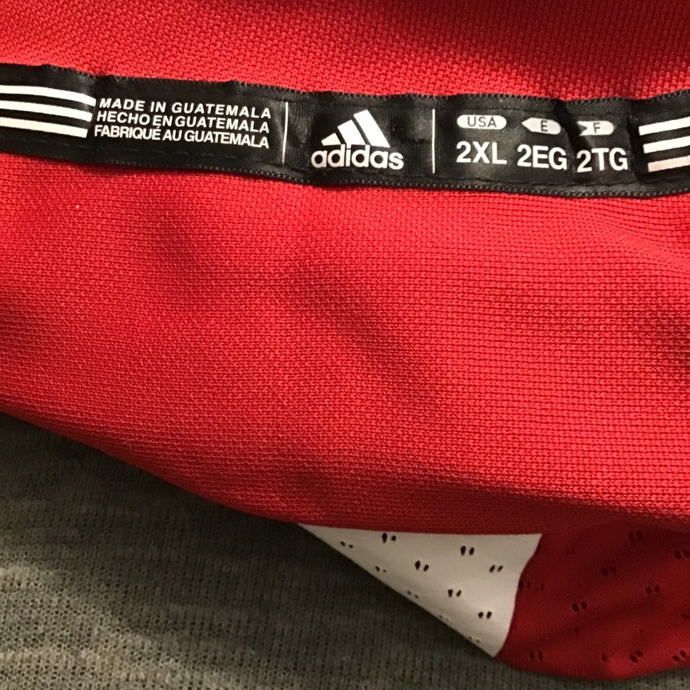 Adidas Wisconsin Badgers unisex jersey Sz 2XL