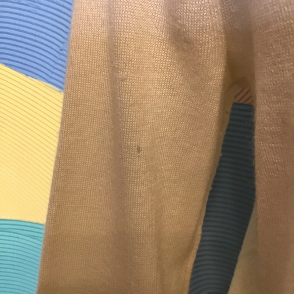 J. Crew cream cashmere sweater Sz M