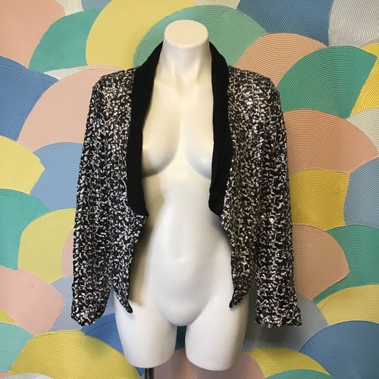 Day trip Shiny Neutral sequence Blazer size M