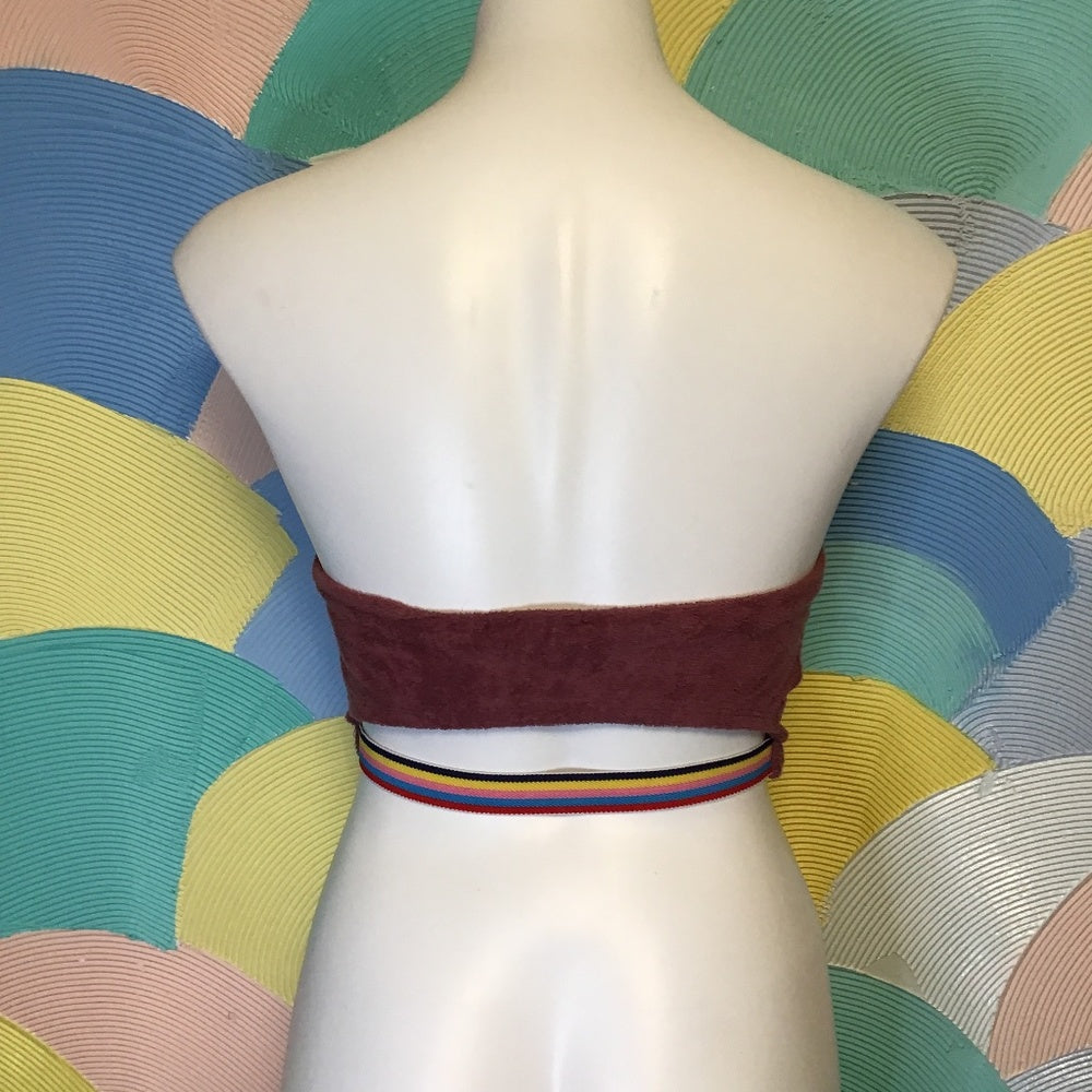 Silence+Noise Cute Soft Pink Bandeau sz S