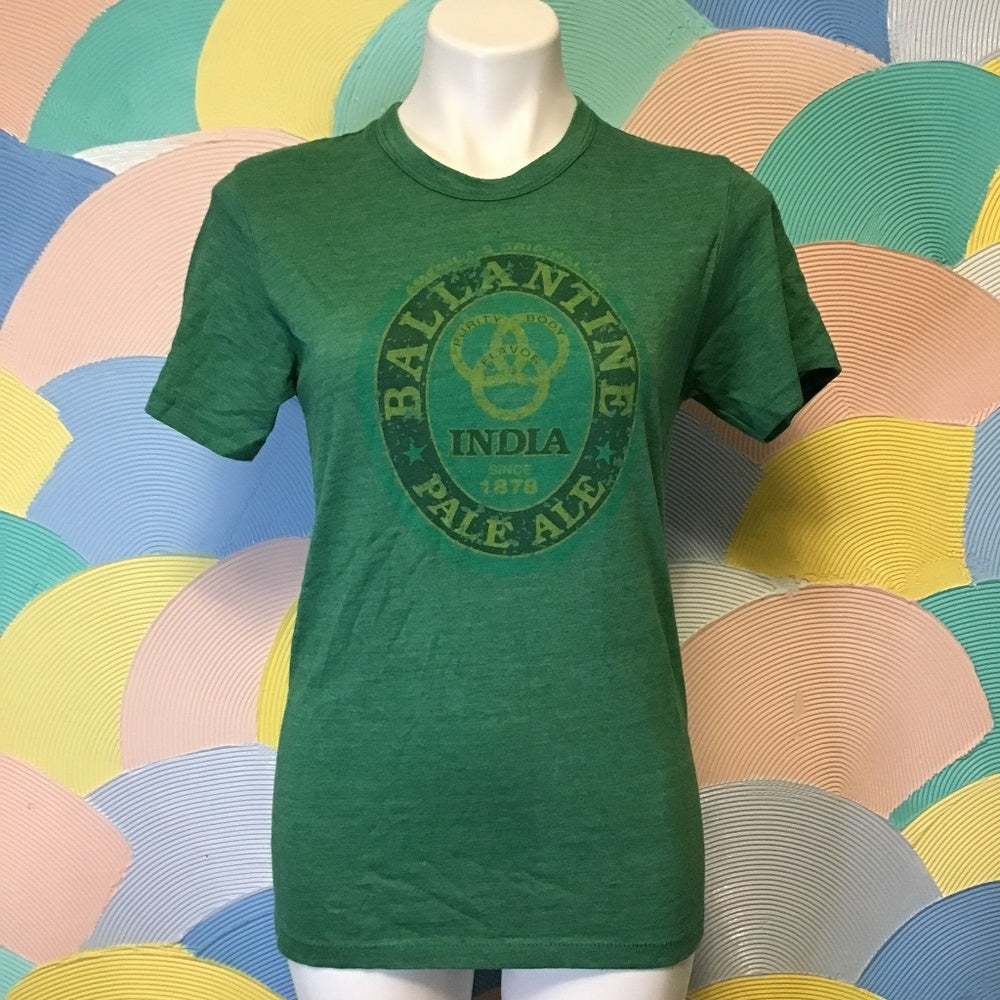 Alternative earth Casual Yale Ale Green Graphic Tee szS