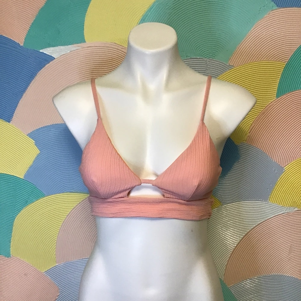 Pink swimsuit size S V cut