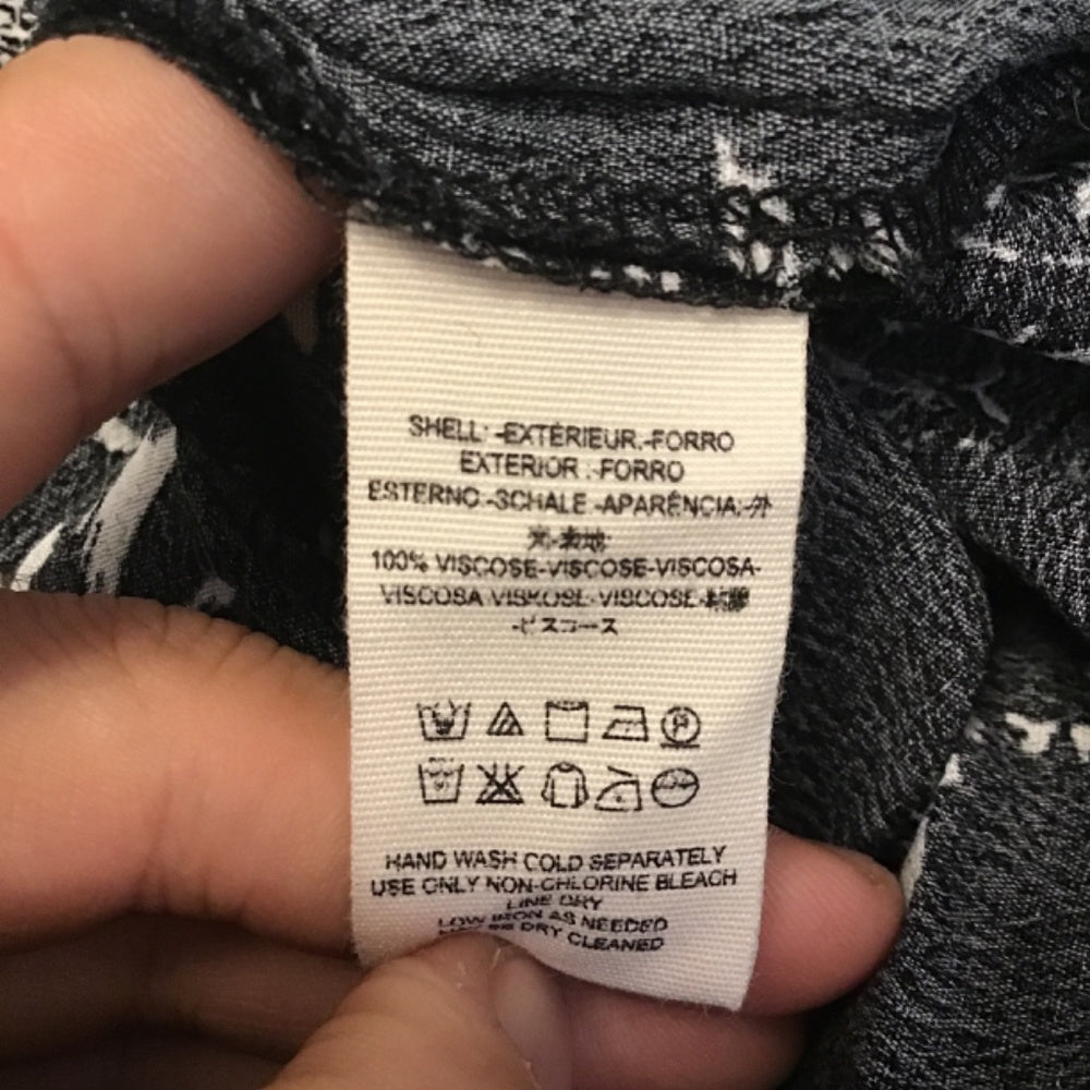 Free People black and white long dress size M