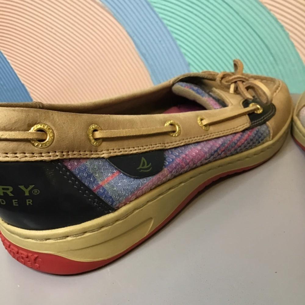 S Perry top sider woman shoes size 9