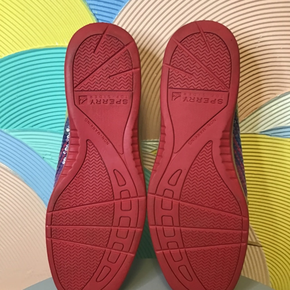 S Perry top sider woman shoes size 9