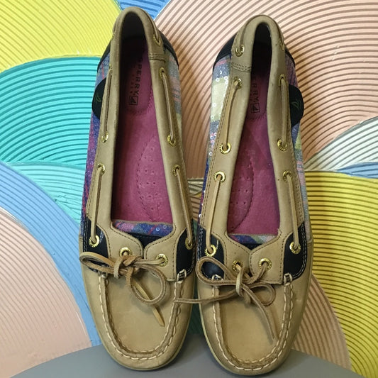 S Perry top sider woman shoes size 9