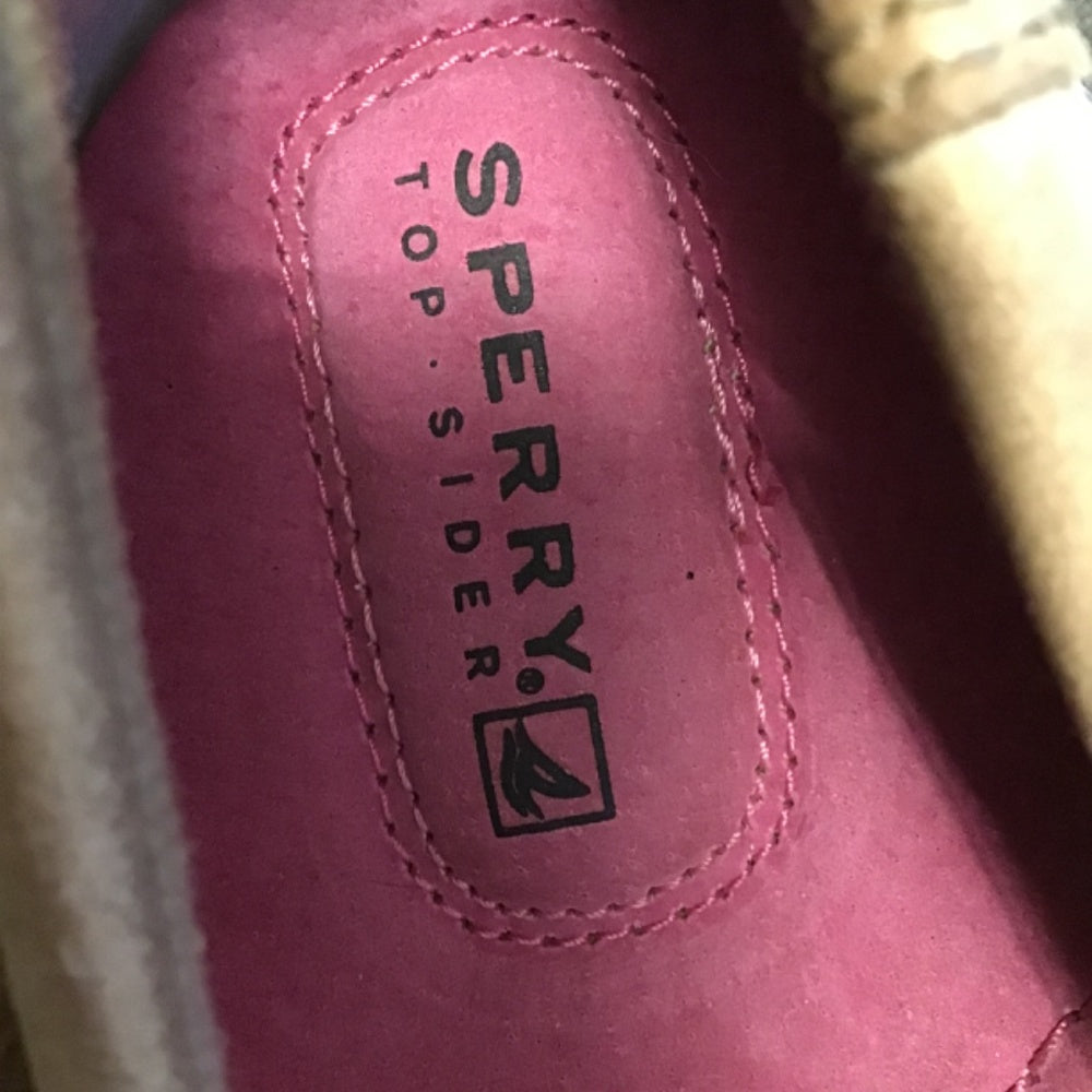 S Perry top sider woman shoes size 9