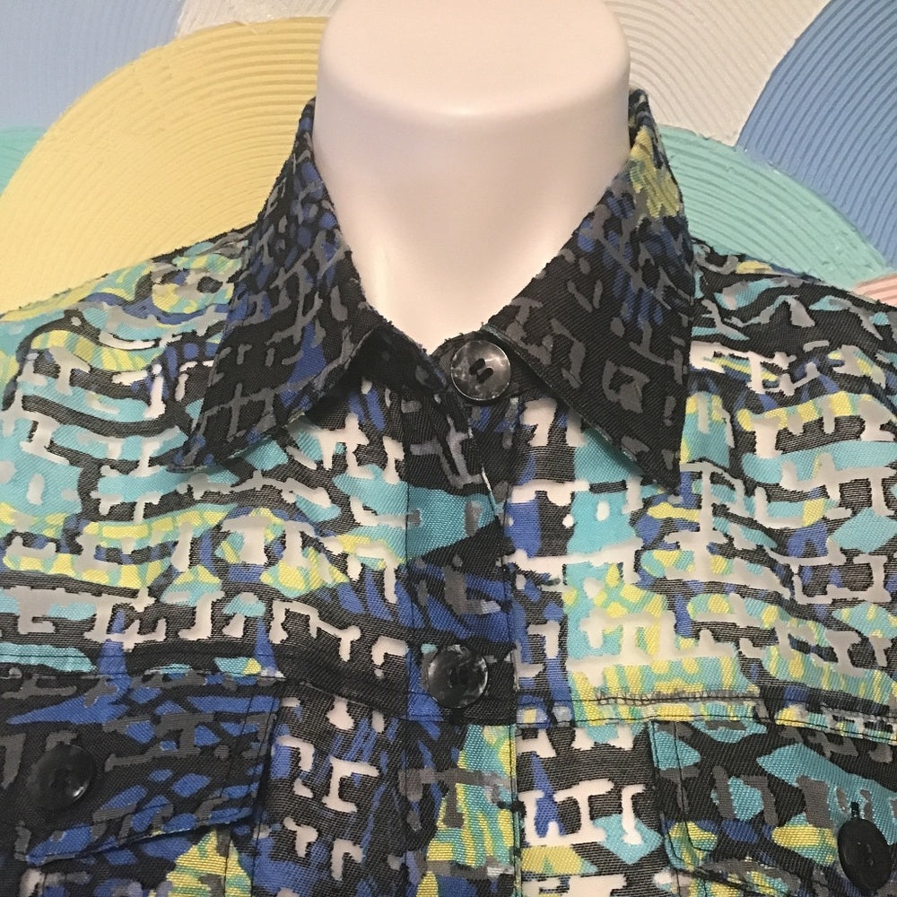 Drapery’s & Damon’s long sleeve shirt Size PM