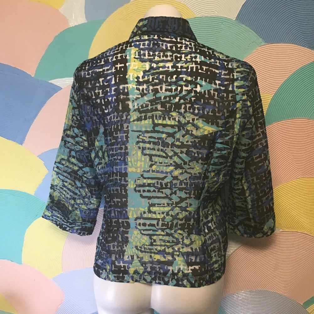 Drapery’s & Damon’s long sleeve shirt Size PM