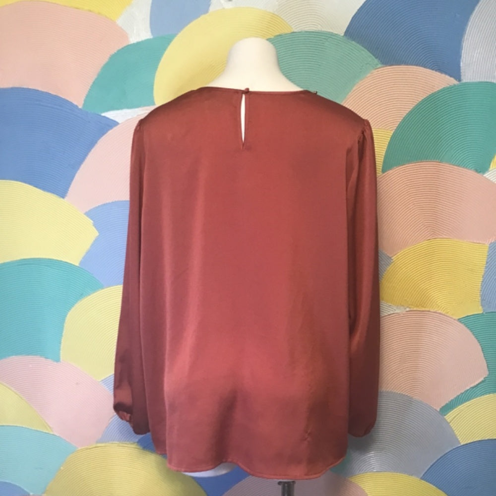 Liz Claiborne Career long sleeve shirt size XXL with Rhine stones