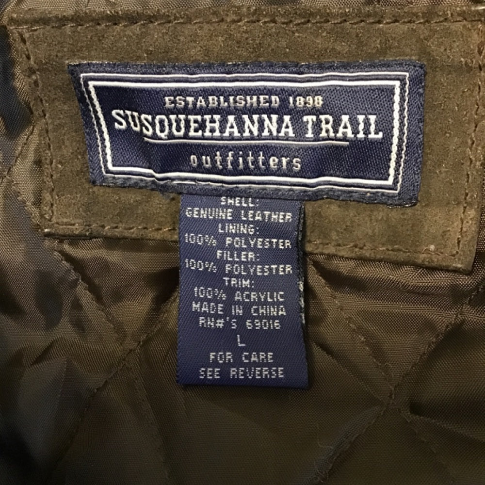Susquehanna trail outfitters leather jacket size L