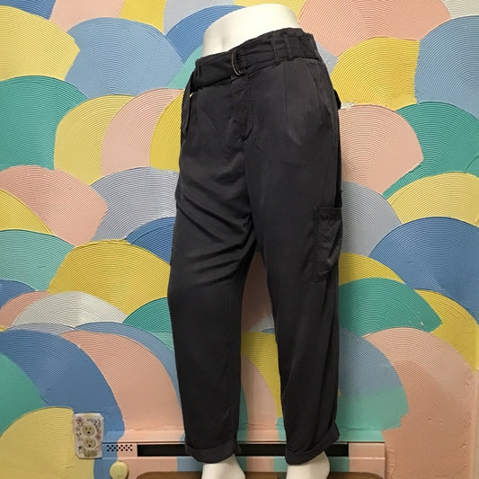 Free people grey blue casual pants size 6