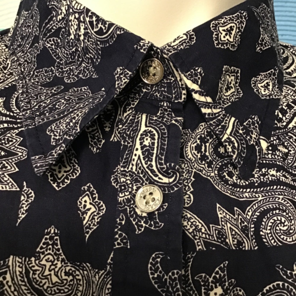 Chaps long sleeve button up shirt size 1X