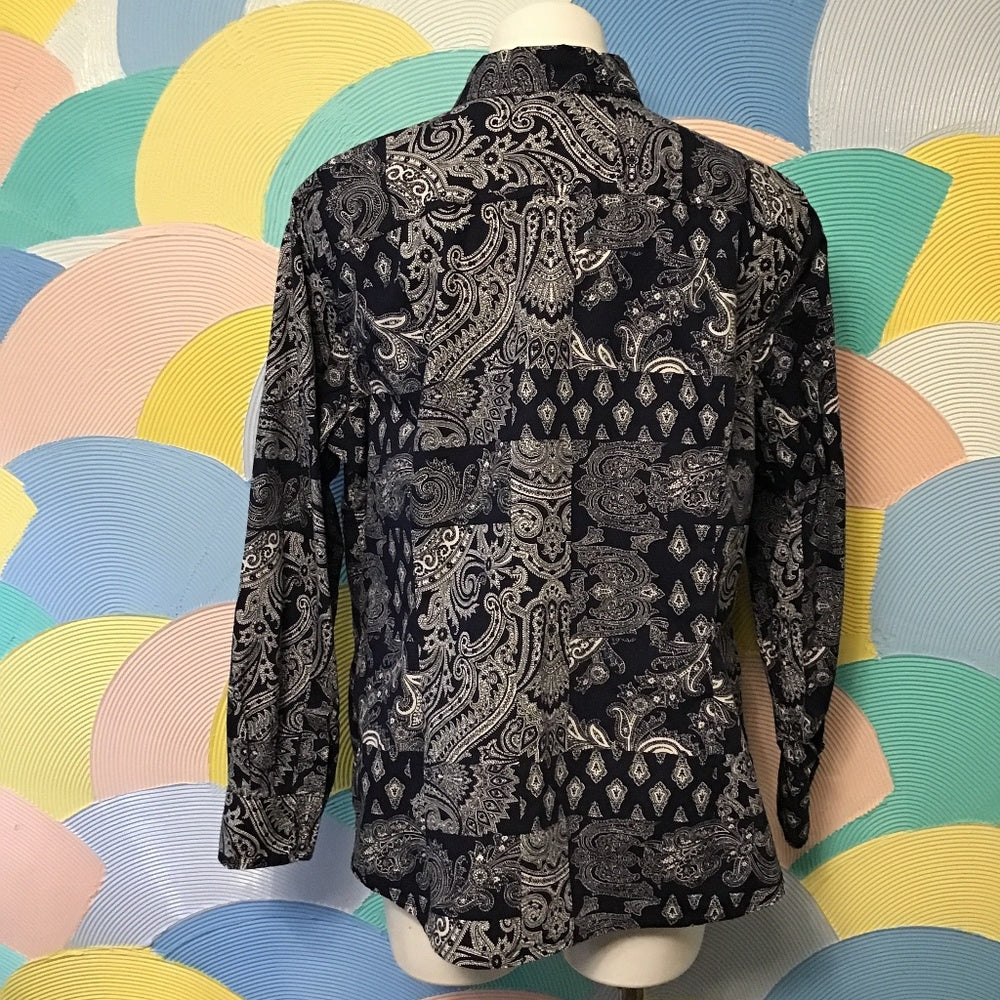 Chaps long sleeve button up shirt size 1X