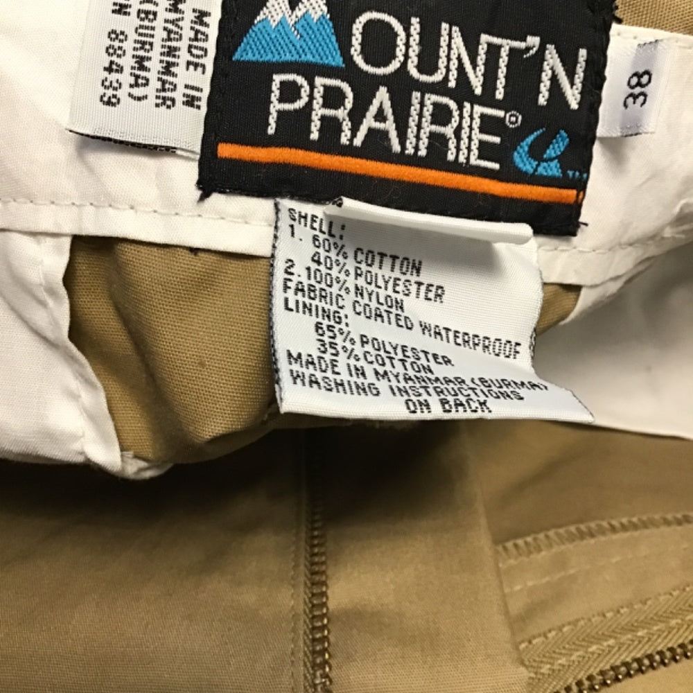 Mount’n Prairie waterproof man pants Size 38