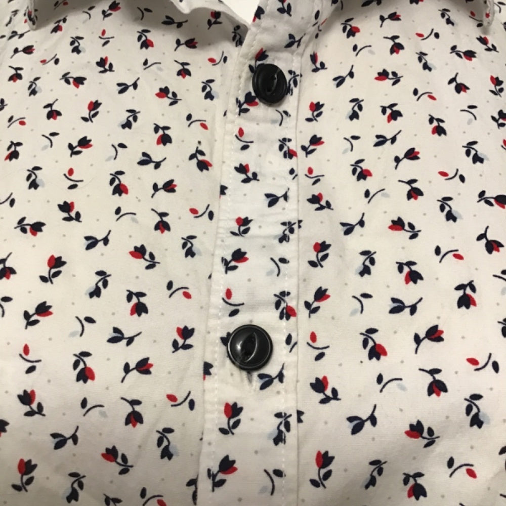 George slim fit short sleeve man shirt size M (38-40)