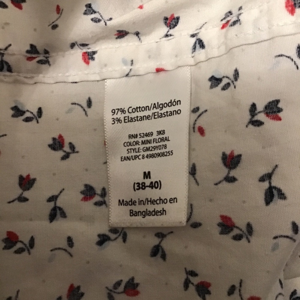 George slim fit short sleeve man shirt size M (38-40)