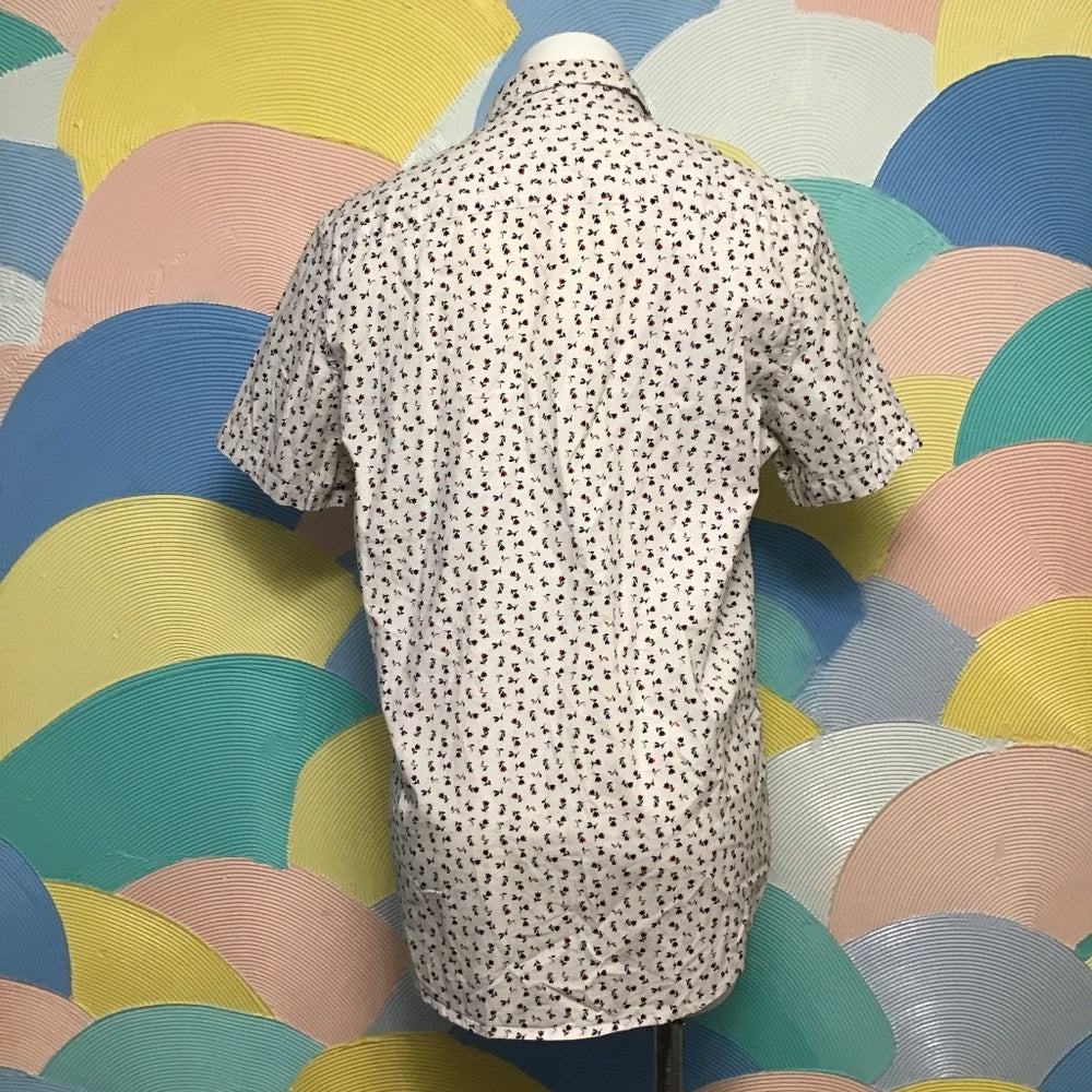 George slim fit short sleeve man shirt size M (38-40)