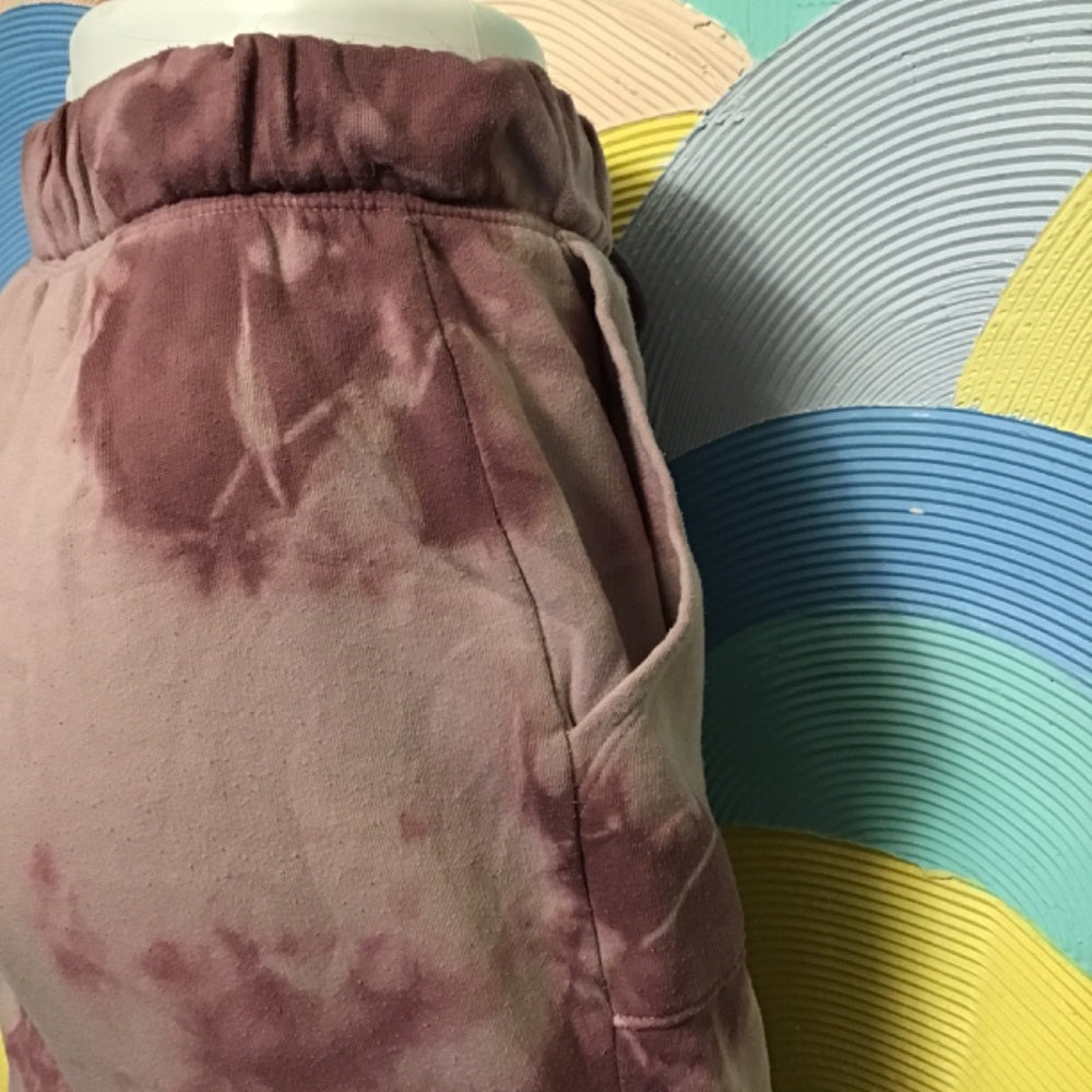 Pink tie knot joggers Sz S