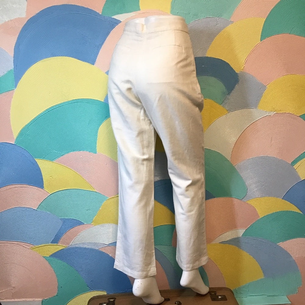 Liz Claiborne Kylie white pants Sz 6P