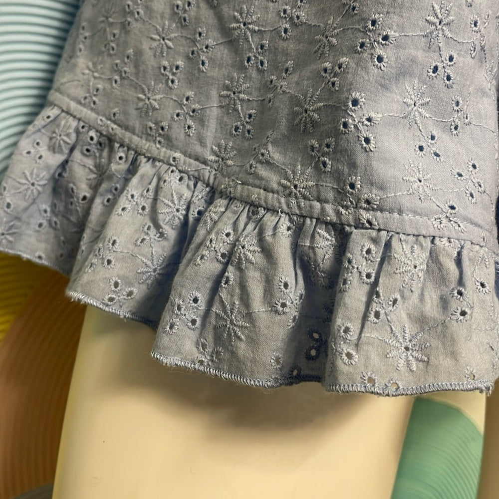 Current mood Blue Shorts with ruffles szS