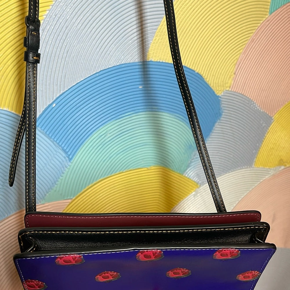 RARE Coach Disney A Dark Fairytale Leather Bag Snow White sparkly, sleepy apple