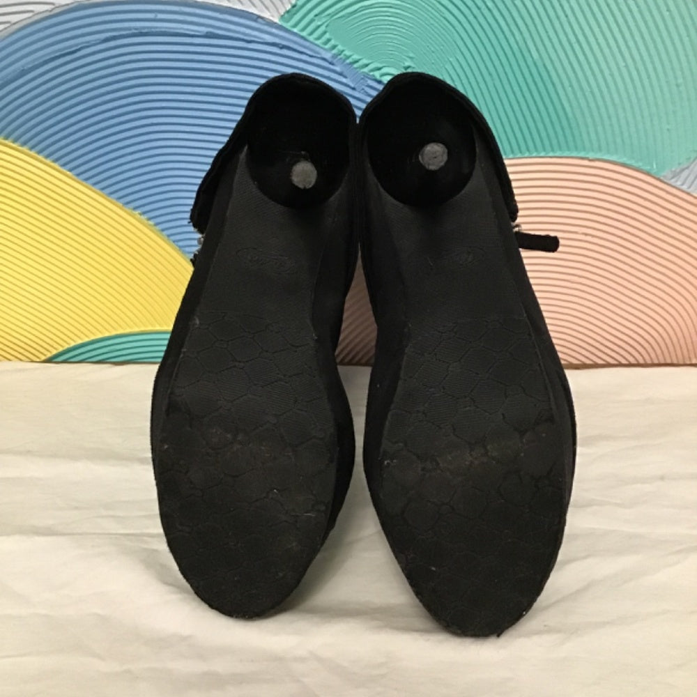 Candies black high heel boots size 9