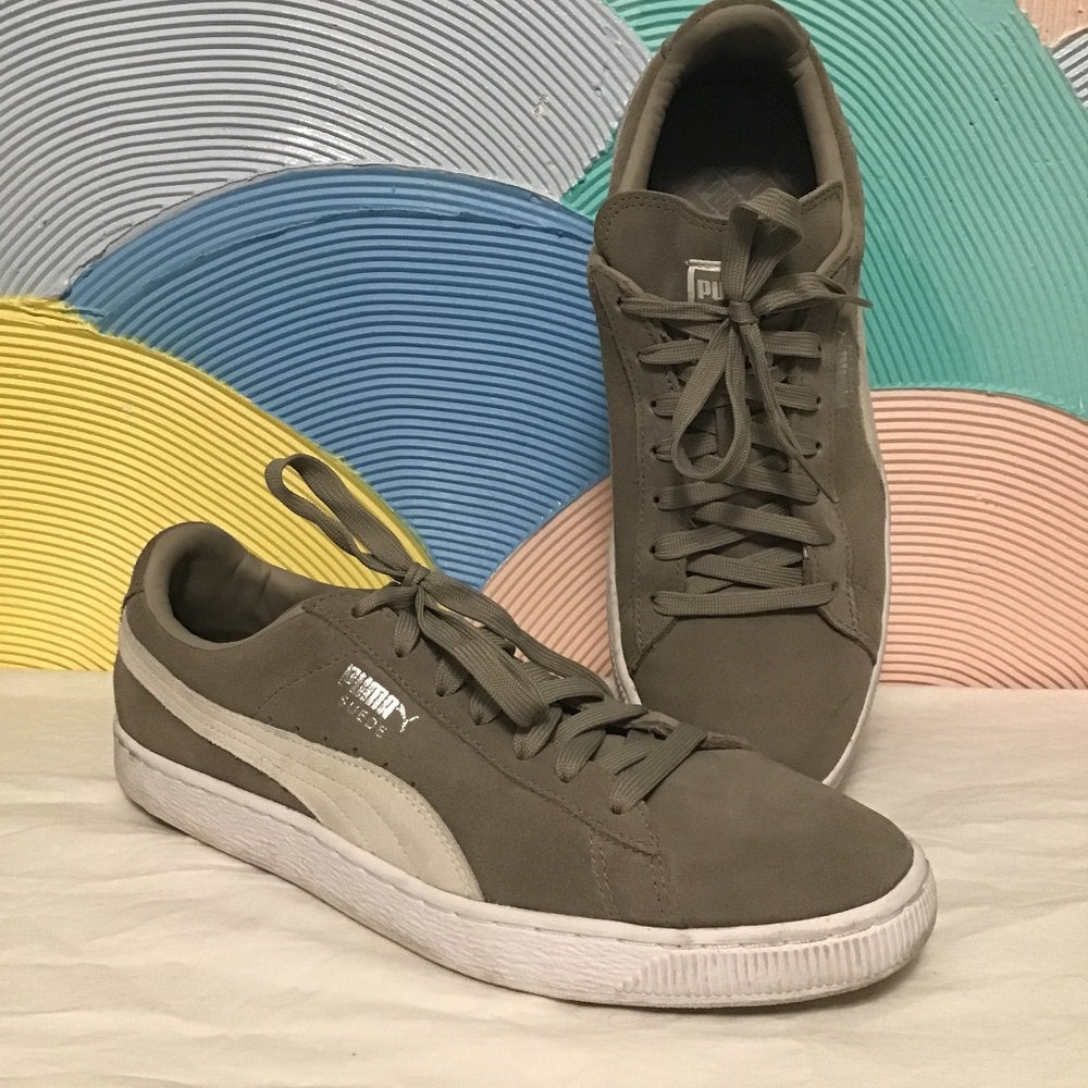 Puma Man suede tennis shoes size 11.5