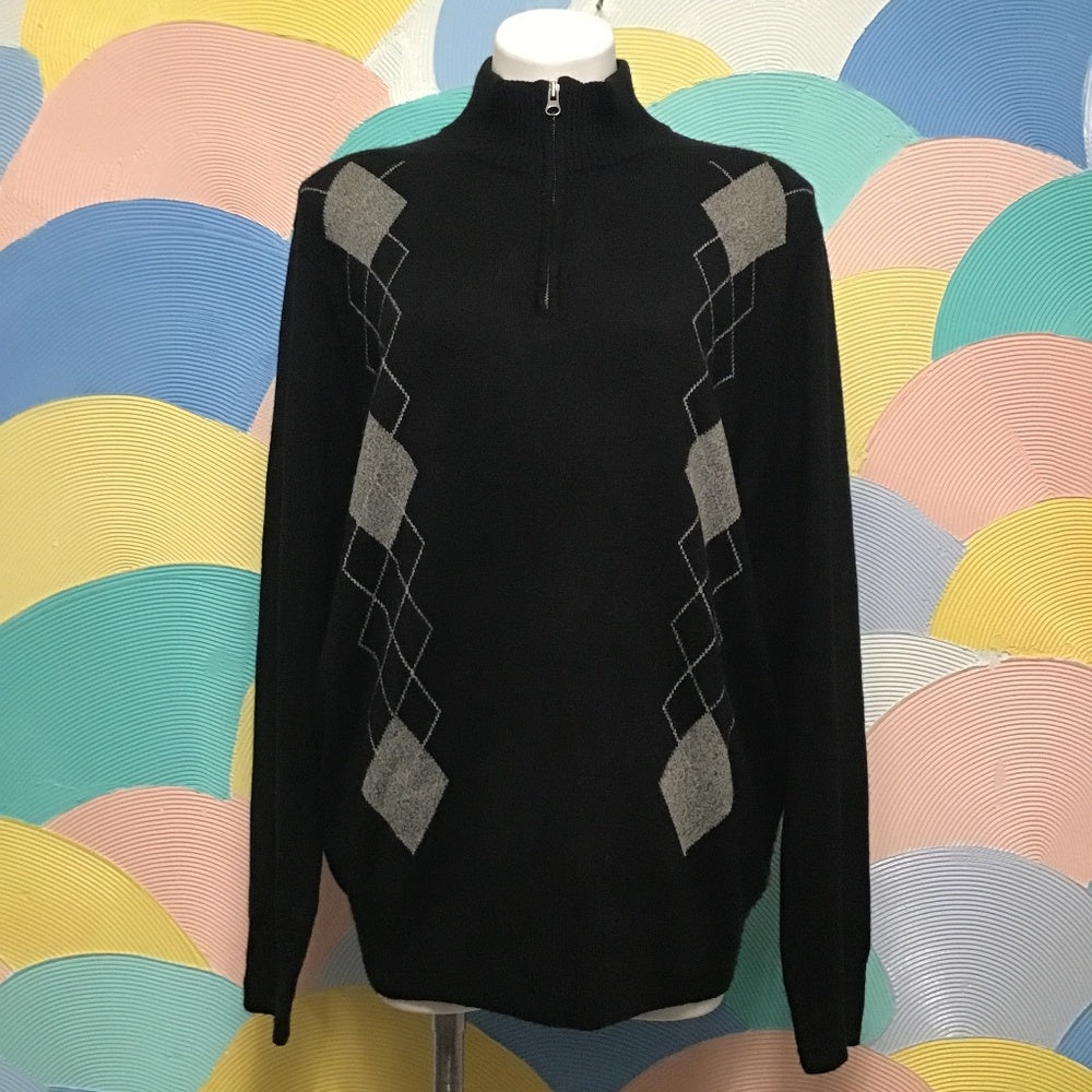 Geoffrey Beene Man black sweater size L