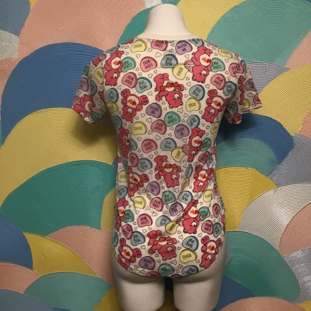 Care Bear T-shirt with hearts size M (7-9)