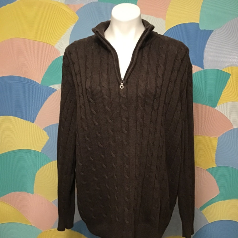 Croft & Barrow brown sweater size XL