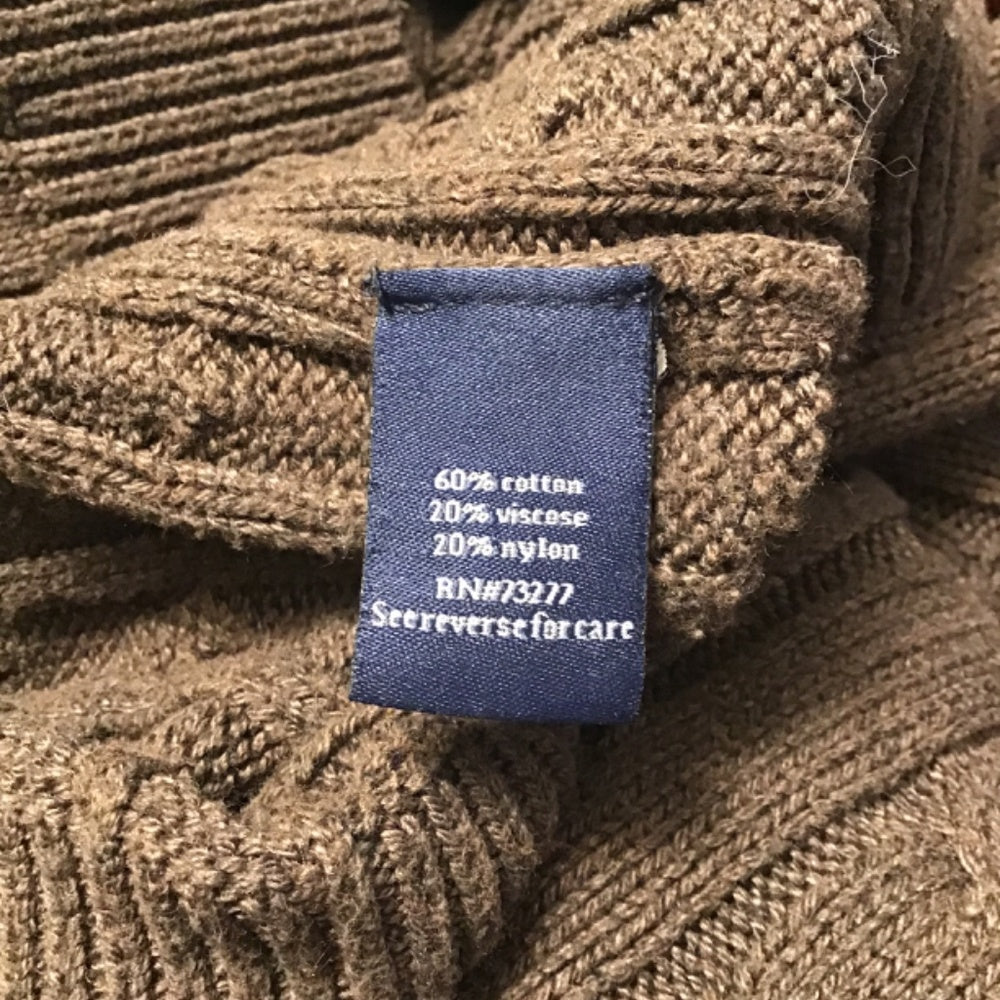Croft & Barrow brown sweater size XL