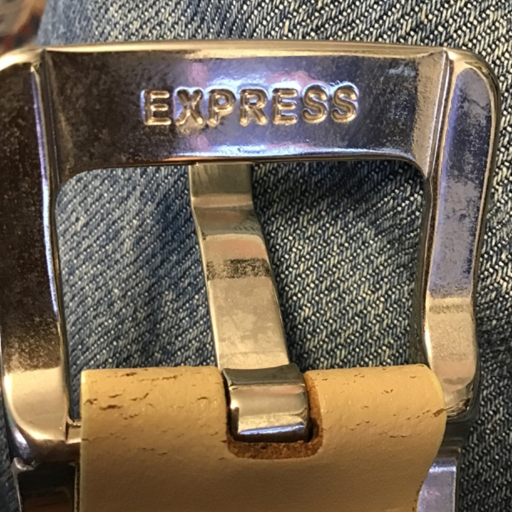 Genuine leather Express woman belt, size M