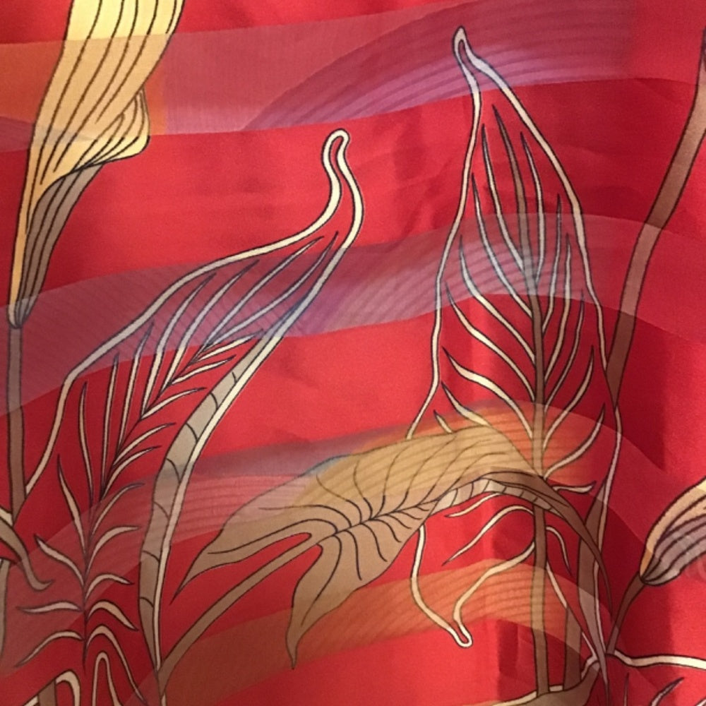 Made in Italy red and grey Scarf