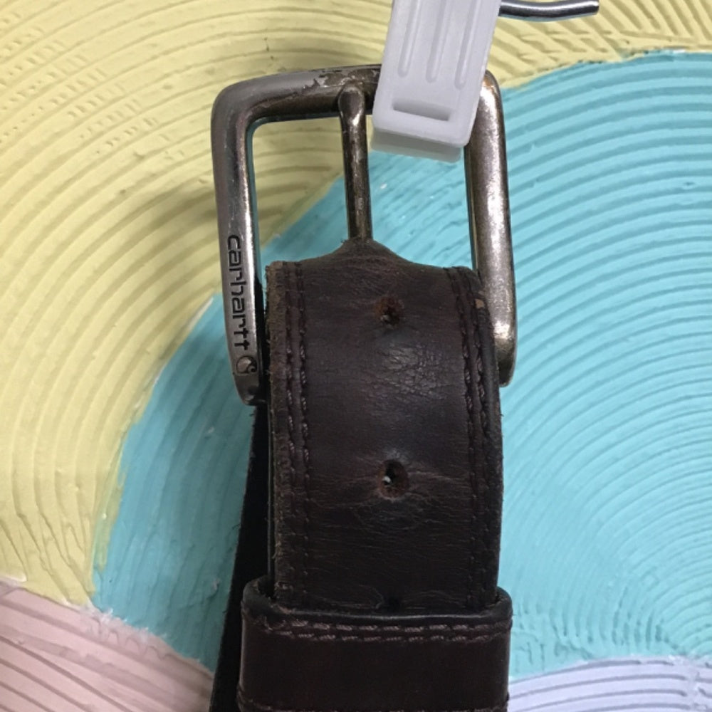 Genuine leather man Carhartt belt