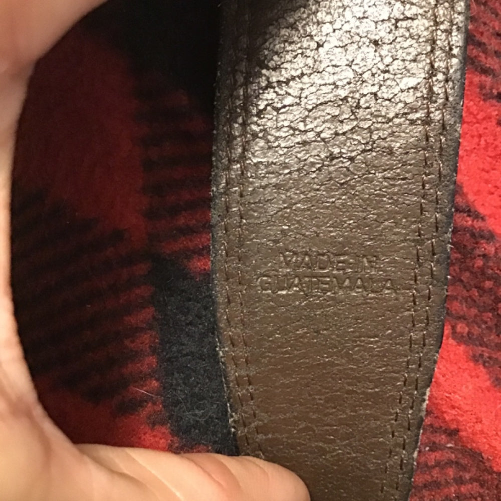 Genuine leather man Carhartt belt