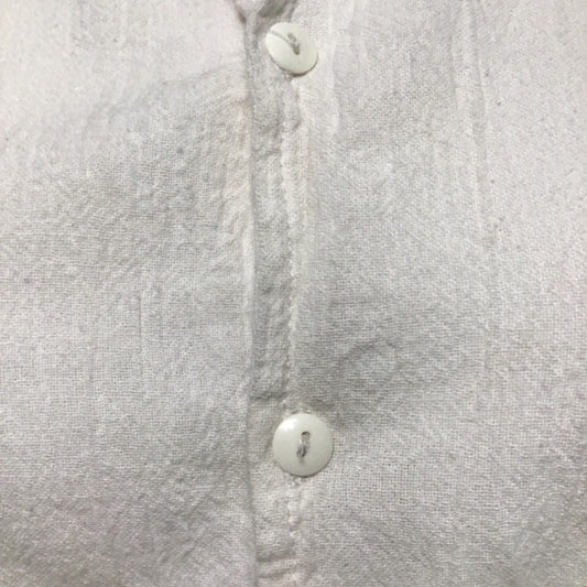 100% linen man shirt sleeve shrit size M