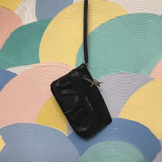 Juicy Couture black leather hand bag
