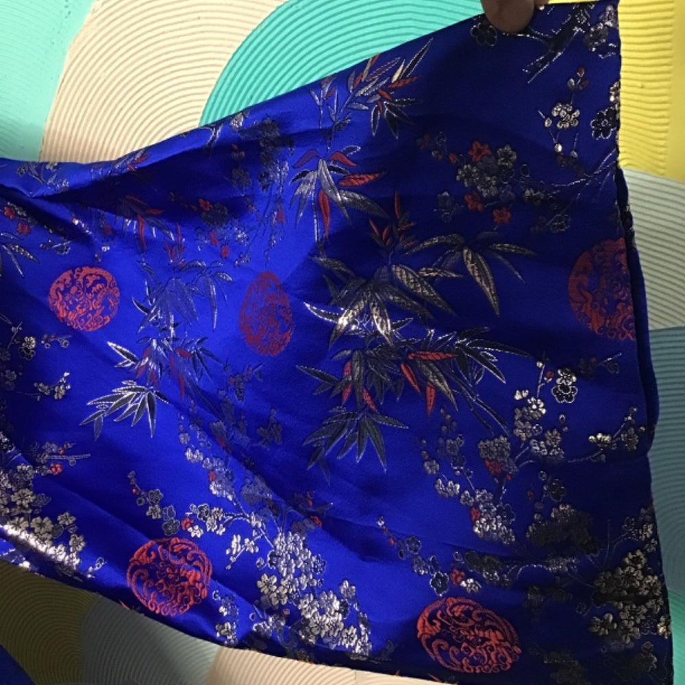 Chinese Robe color blue red and gold size M